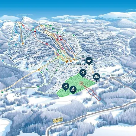 Hébergement de vacances Skogsbu - Stylish, Close To Centers And Hiking Trails