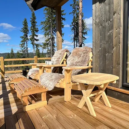 Skogsbu - Stylish, Close To Centers And Hiking Trails Nystolen